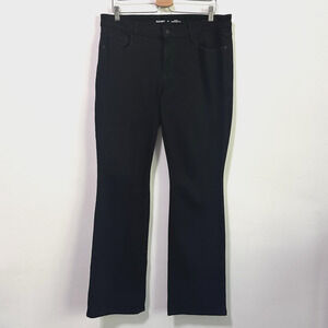 Old‎ Navy Mid Rise Kicker Bootcut Black Jeans 14 Casual Trendy Pants 36x31 Work